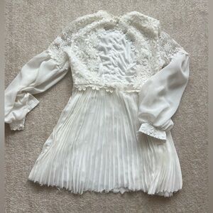 Elegant White Lace Blouse